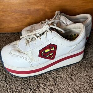 Platform Supergirl Sneakers Tennis Shoes Women’s size 9.5